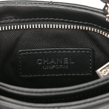 Chanel Lambskin Quilted Crossbody Bag Black 7 of 11