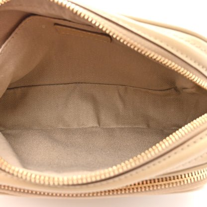 Burberry Calfskin Embossed Monogram Camera Chain Bag Honey 5 of 13