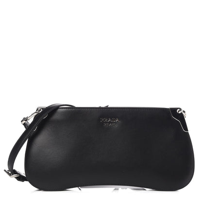 Prada City Calfskin Sidonie Crossbody Bag Black 1 of 8