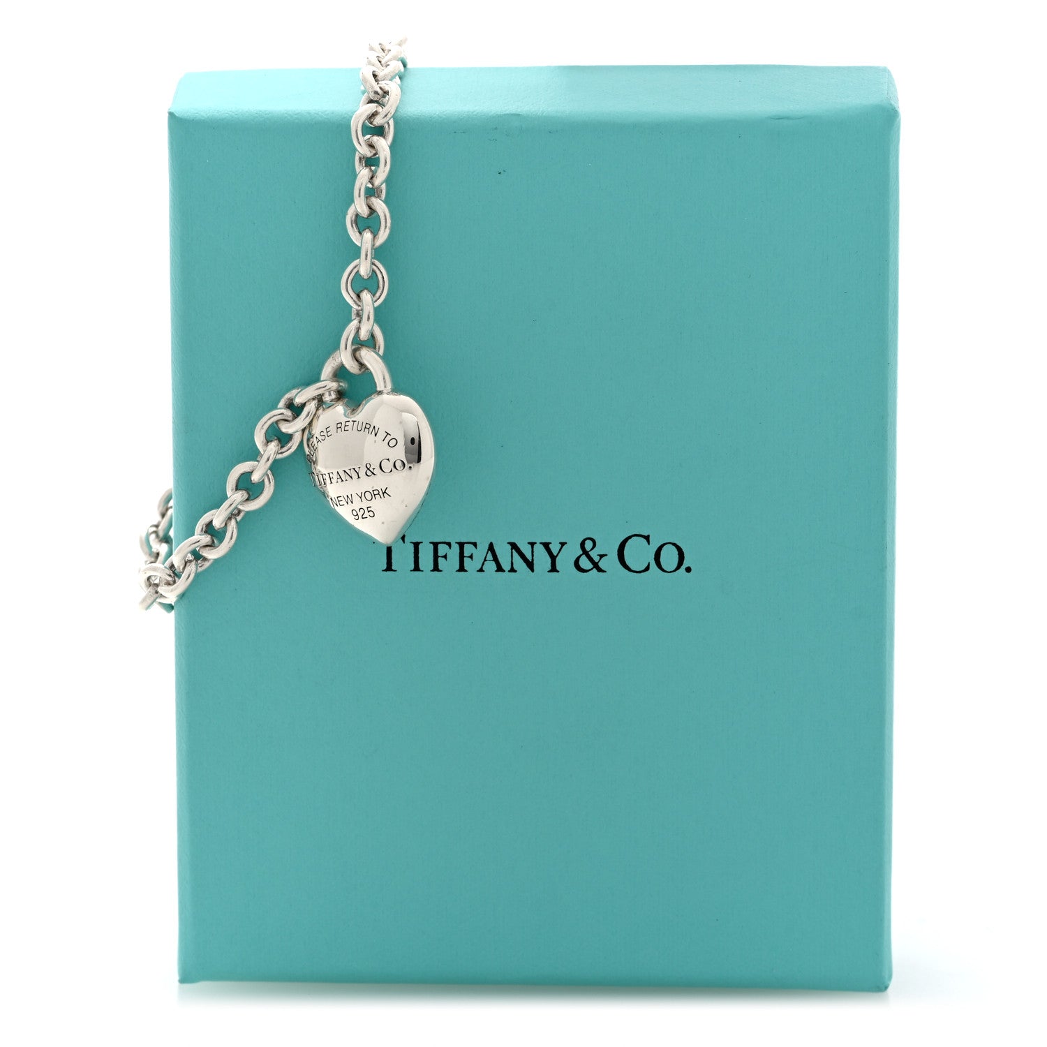 Tiffany Sterling Silver Return to Tiffany Full Heart Toggle Bracelet 4 of 4