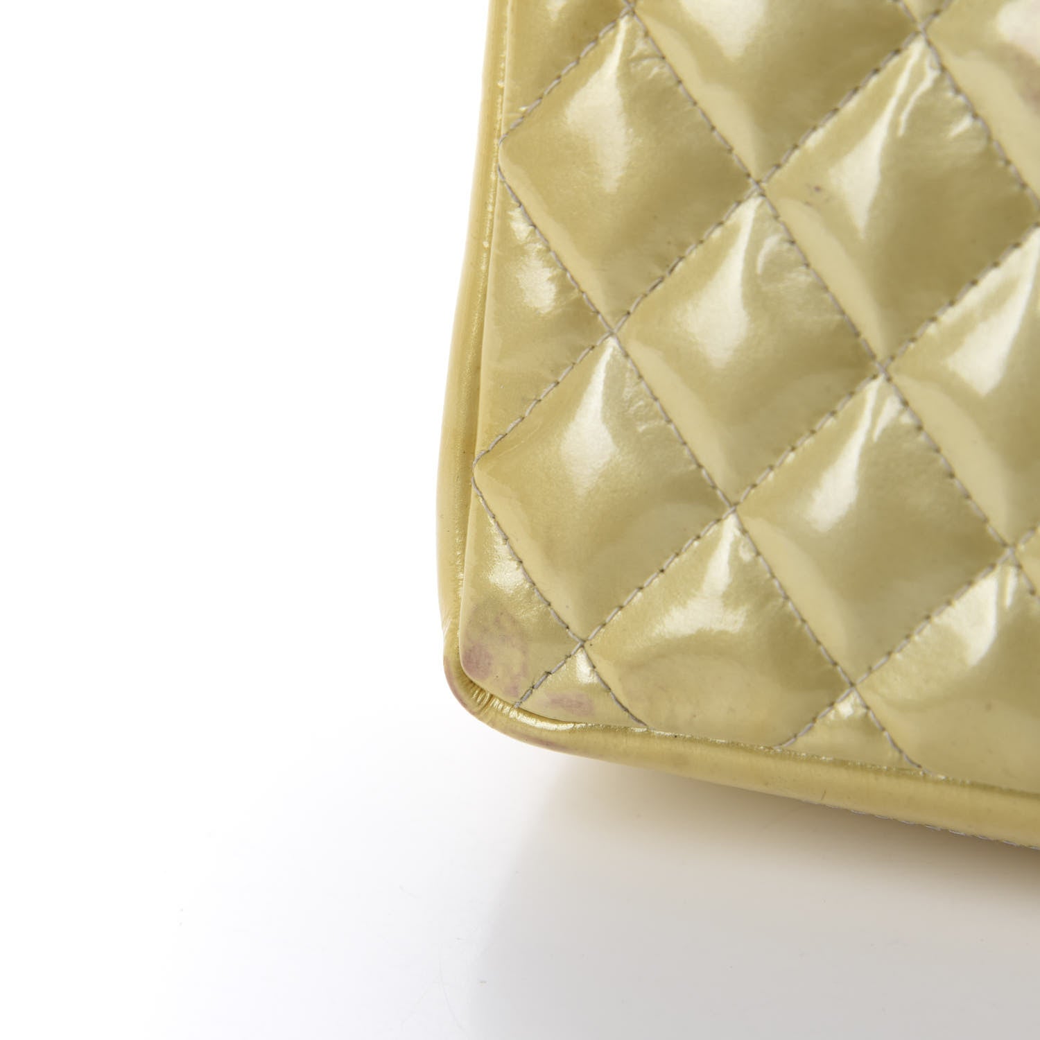 Chanel Patent Quilted Small Flap Beige 9 of 18