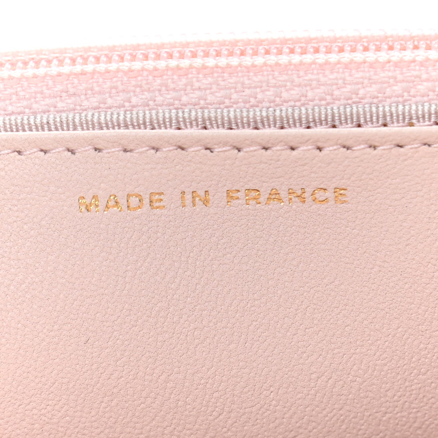 Chanel Lambskin Quilted Wallet On Chain WOC Light Pink 7 of 12