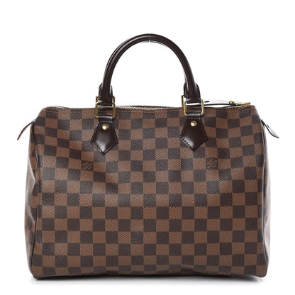 Louis Vuitton Damier Ebene Speedy 30 1 of 9