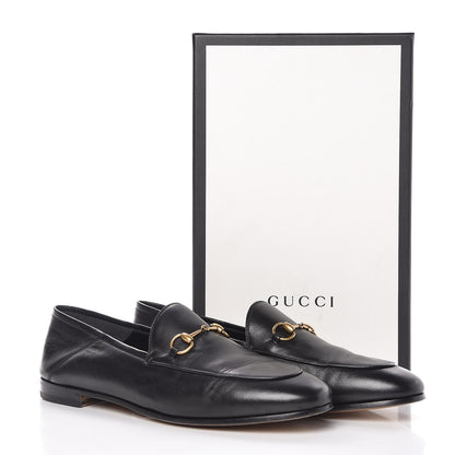 Gucci Lambskin Womens Brixton Horsebit Loafers 41 Black 8 of 8