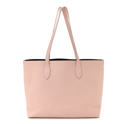 Burberry Grainy Calfskin Remington Tote Pale Ash Rose 1 of 15