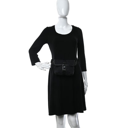 Gucci Monogram Waist Pouch Bag Black 3 of 9