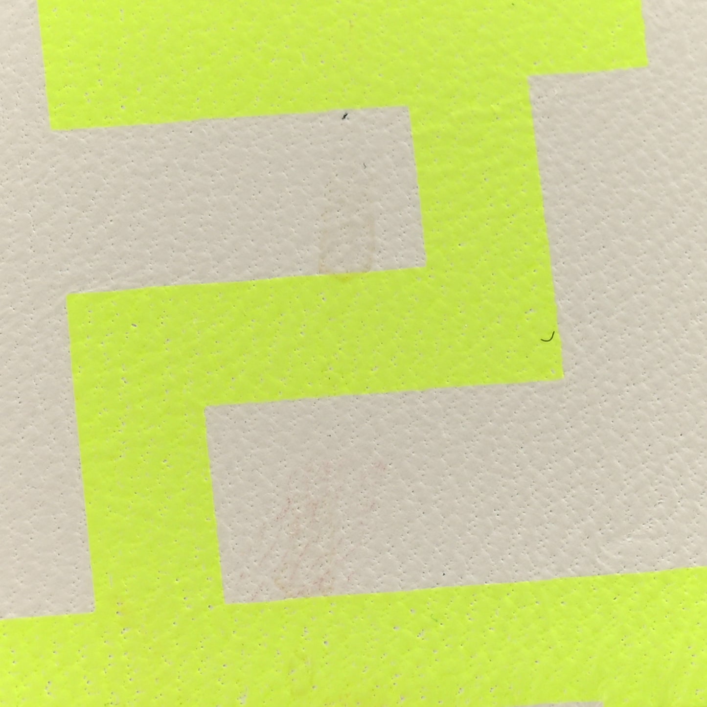 X MARC JACOBS Nappa Vitello King Logo Print Phone Baguette Yellow Fluo