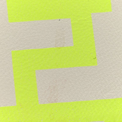 Fendi X MARC JACOBS Nappa Vitello King Logo Print Phone Baguette Yellow Fluo 11 of 12