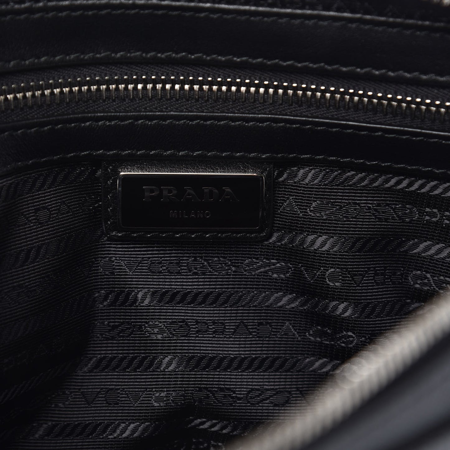 Saffiano Travel Wristlet Bag Nero Black