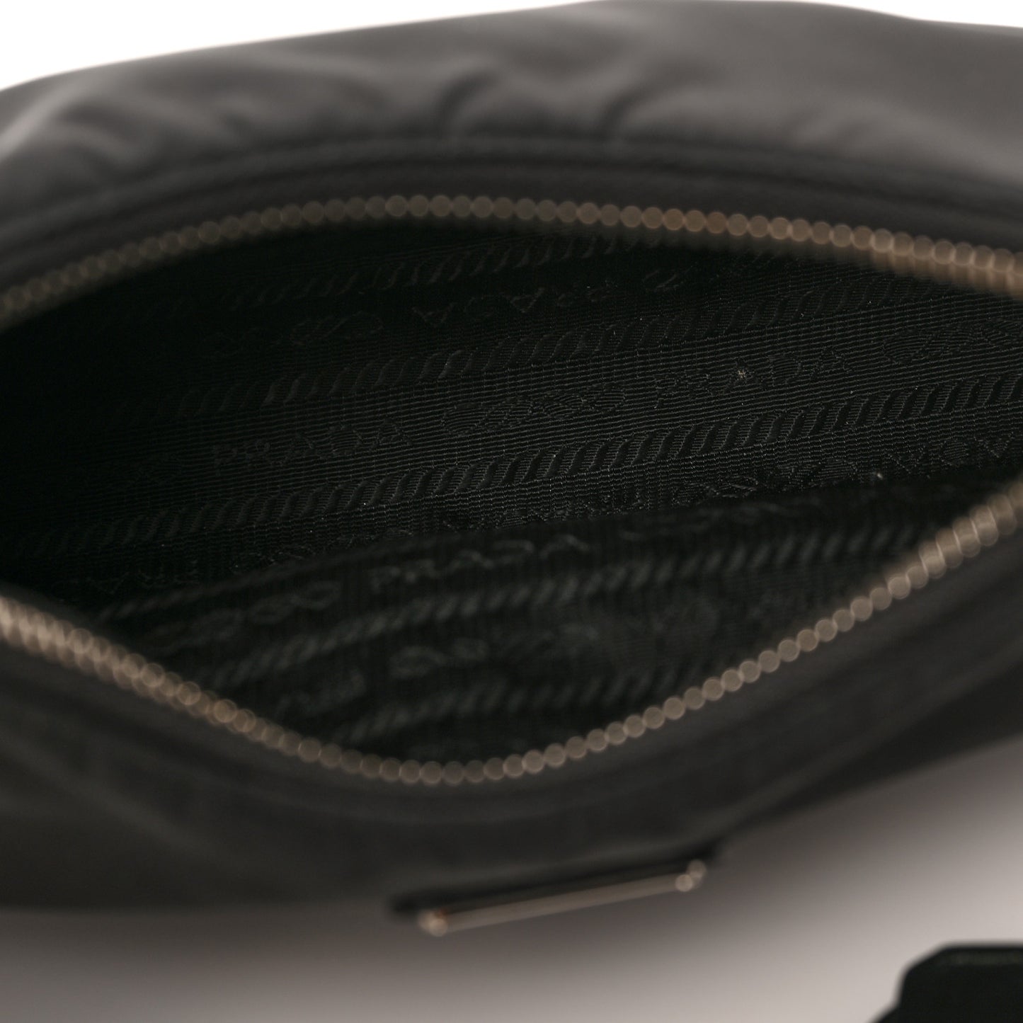 Tessuto Nylon Saffiano Mini Re-Edition 2005 Bag Black