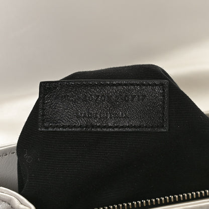 Saint Laurent Calfskin Y Quilted Monogram Toy Loulou Satchel Granite 7 of 11