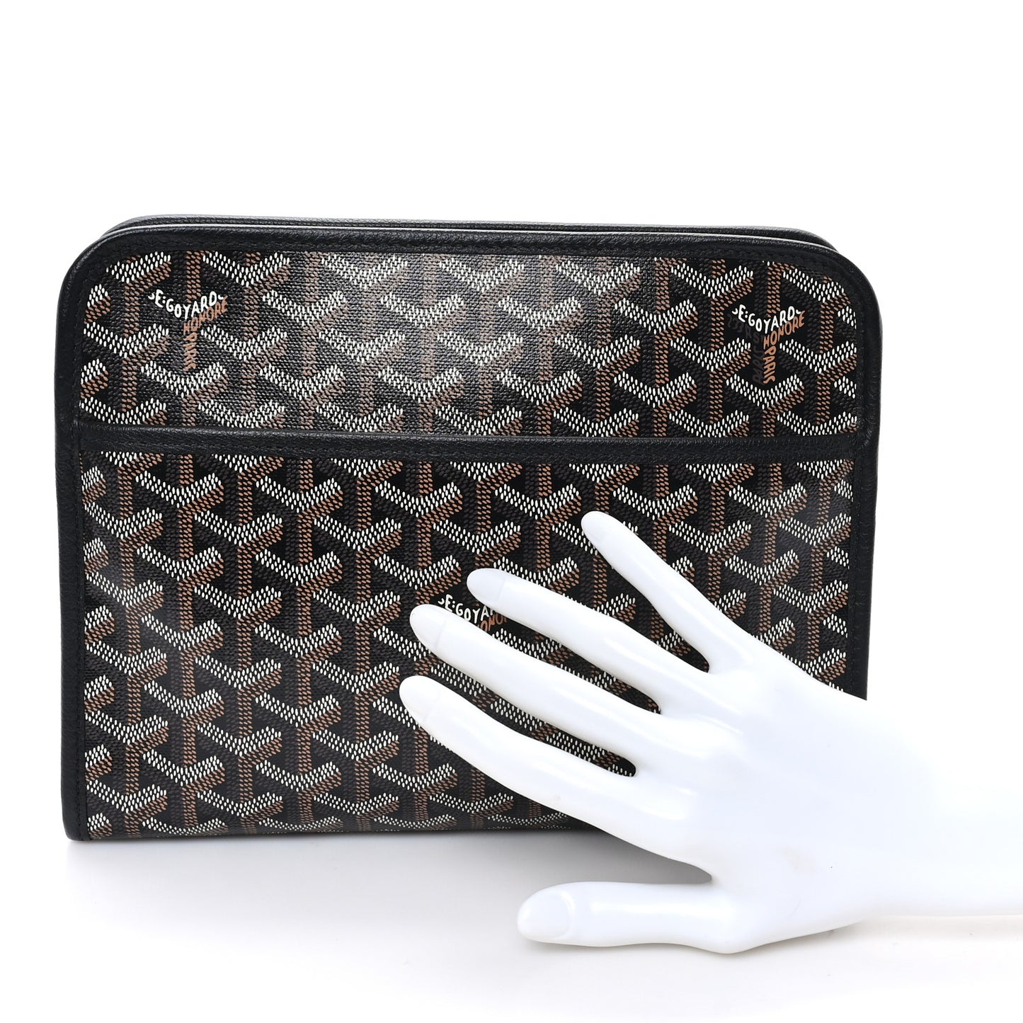 Goyardine Jouvence MM Toiletry Pouch Black