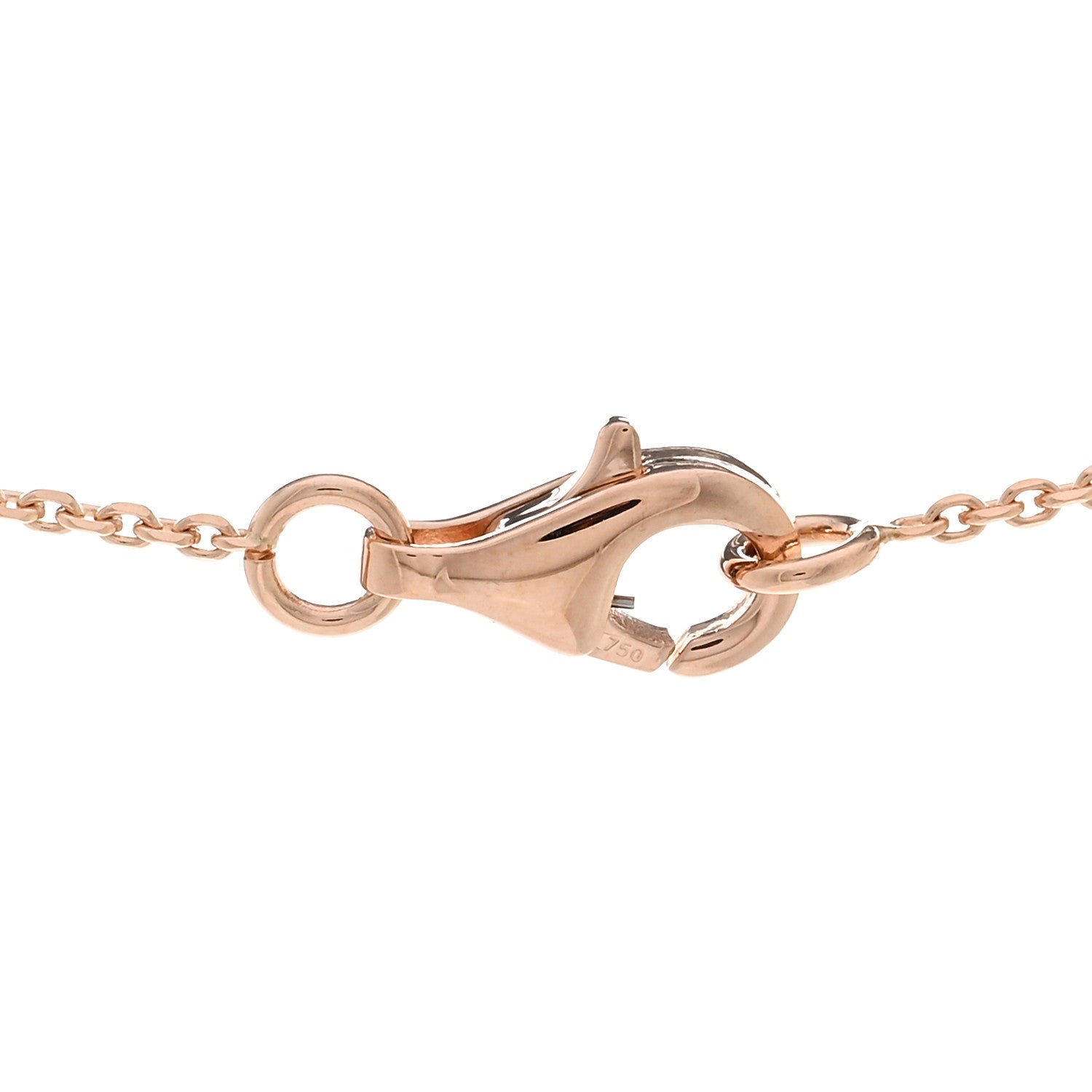 Chanel 18K Rose Gold Diamond Extrait de Camelia Pendant Necklace 4 of 6