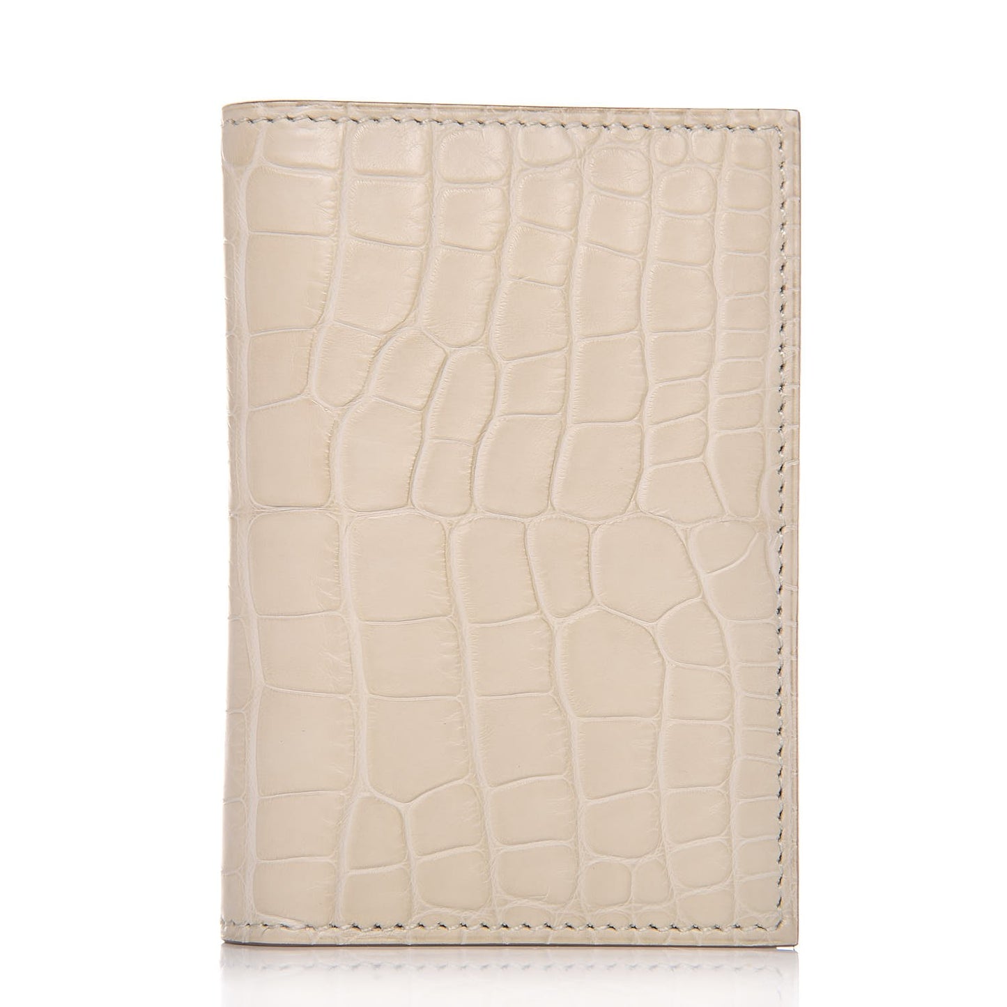 Matte Alligator MC2 Euclide Card Holder Beton