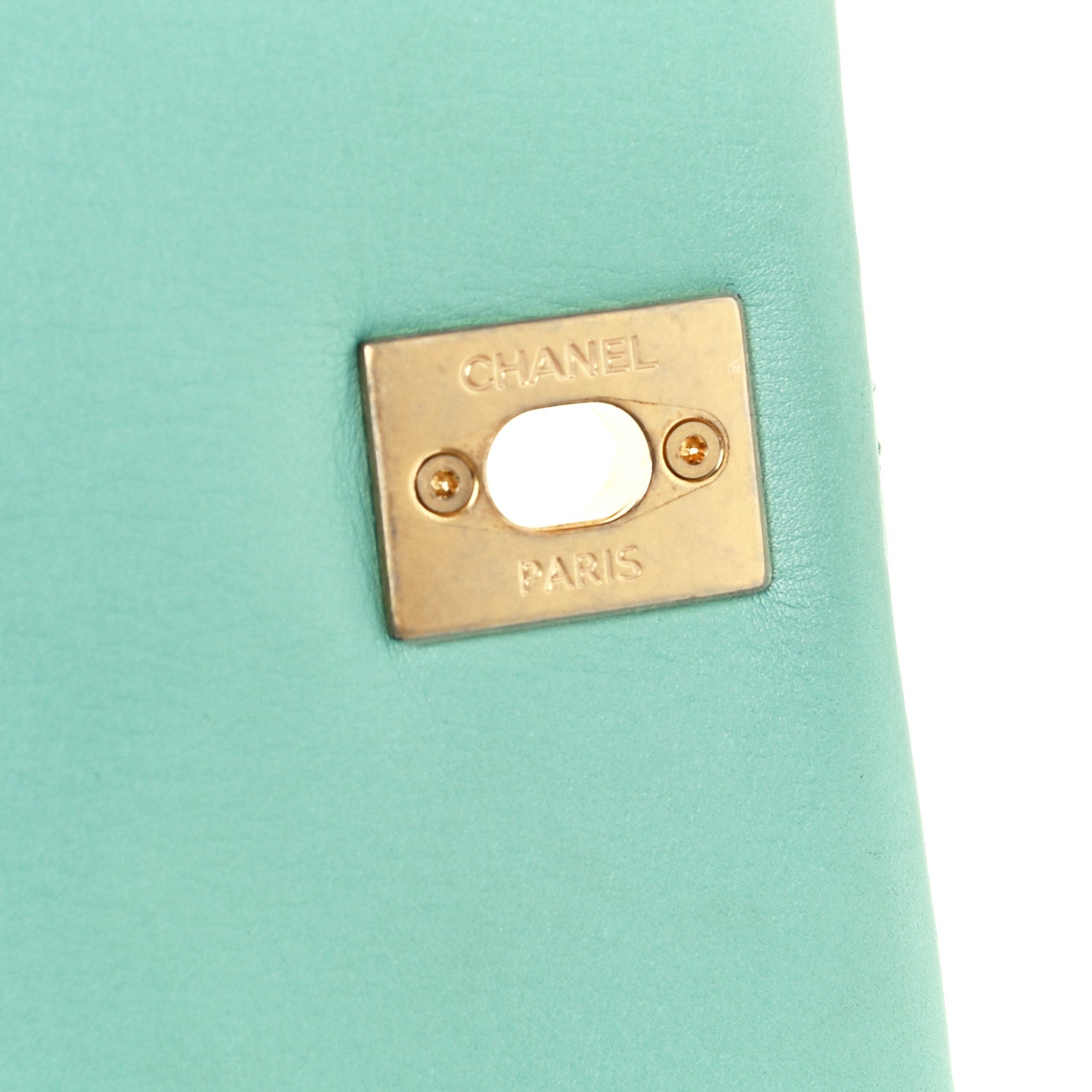 Chanel Calfskin Quilted Top Handle Flap Light Blue 8 of 11