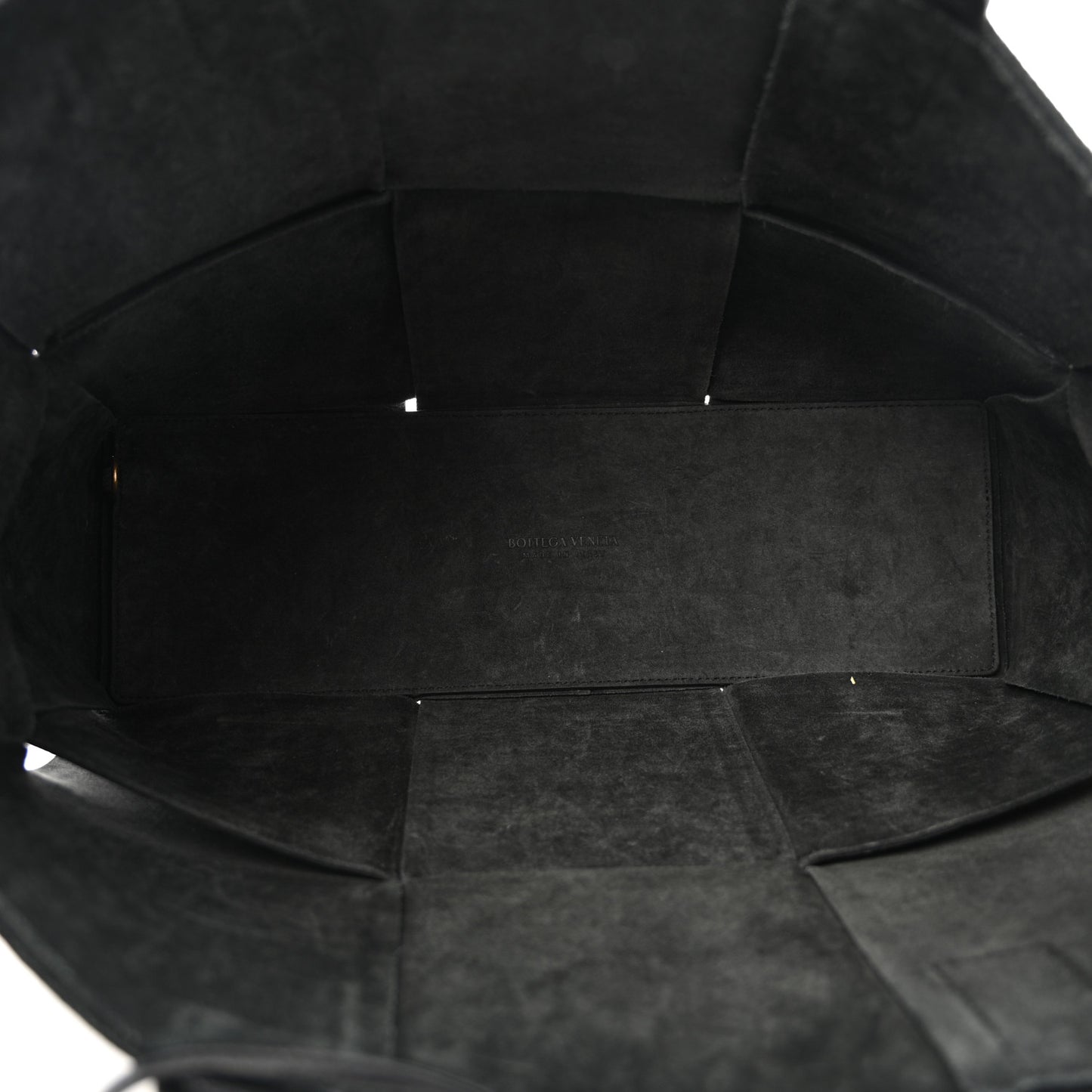 Grained Calfskin Maxi Intrecciato Arco Black