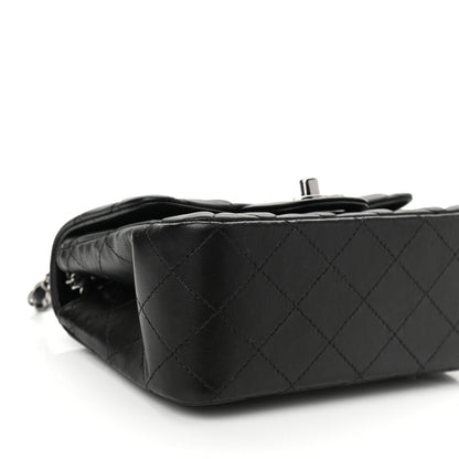 Chanel Lambskin Quilted Mini Square Flap Black 9 of 11