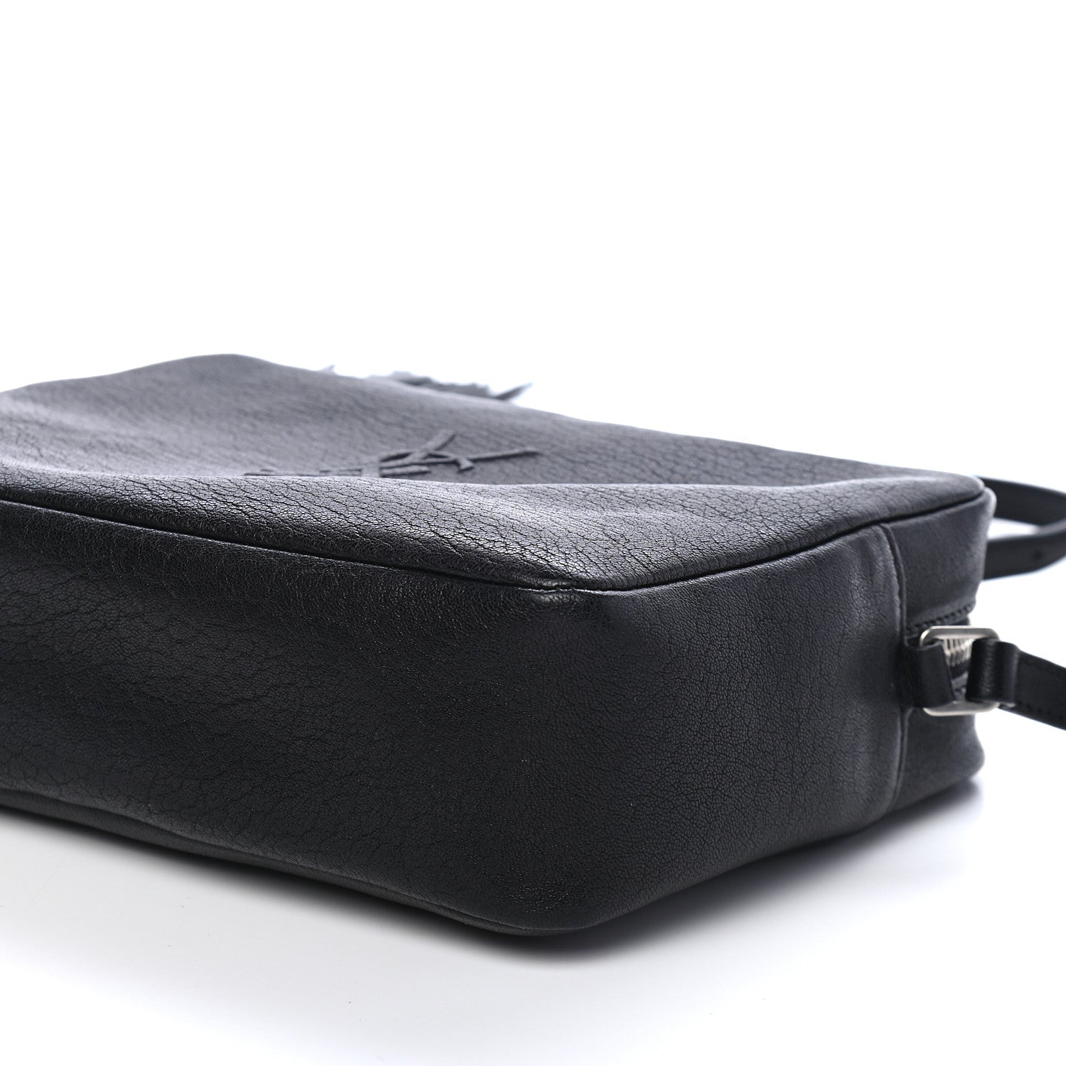 Saint Laurent Lambskin Monogram Small Lou Camera Bag Black 9 of 9