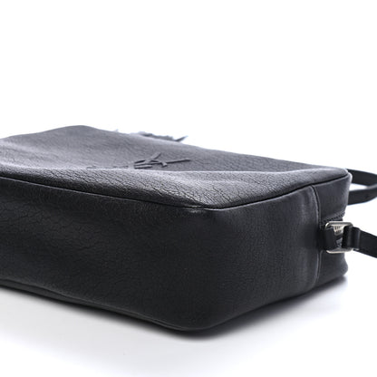 Saint Laurent Lambskin Monogram Small Lou Camera Bag Black 9 of 9