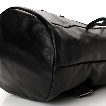 Saint Laurent Smooth Calfskin City Sailor Drawstring Backpack Black 11 of 11