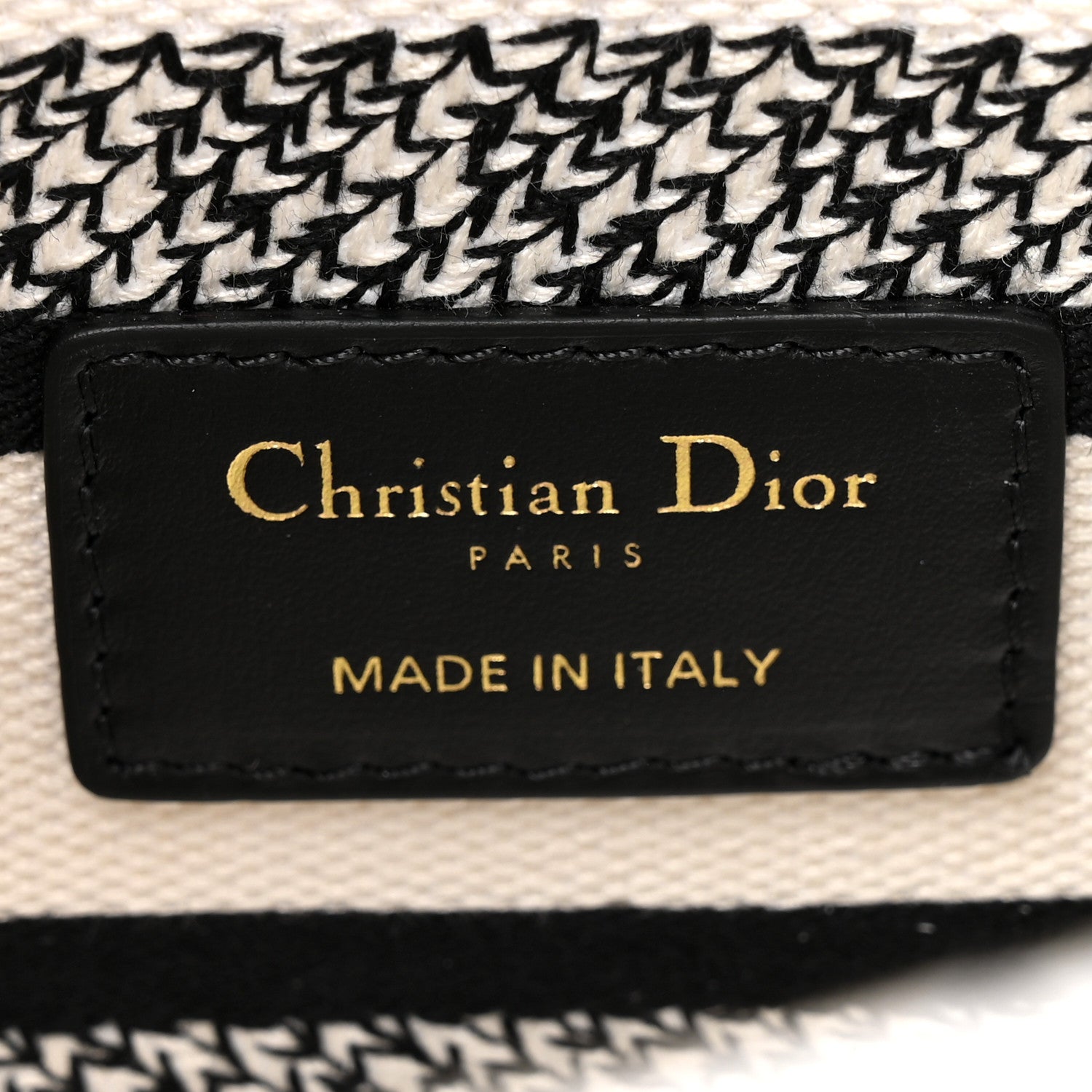 Christian Dior Canvas Embroidered Dioramour Je Vous Adore Medium Lady D-Lite White Black Red 6 of 10