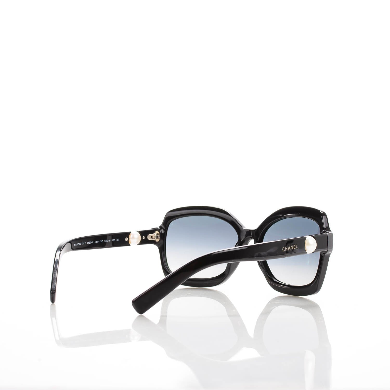 Chanel Pearl Sunglasses 5132-H Black 3 of 6