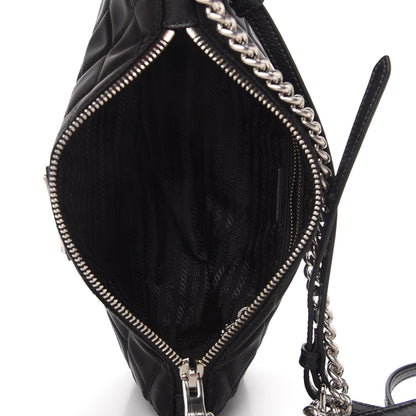 Prada Nylon Tessuto Impuntu Quilted Crossbody Bag Black 6 of 11