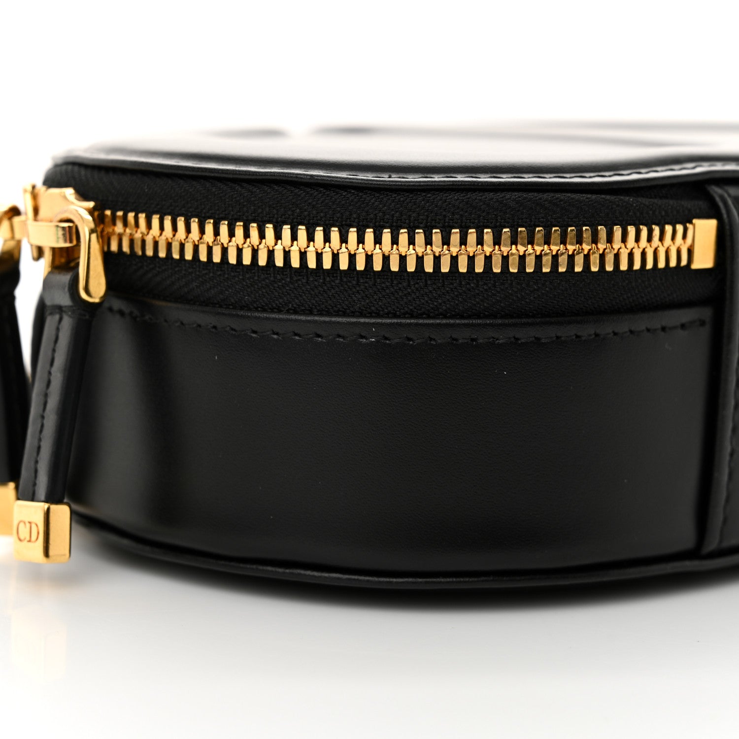 Christian Dior Calfskin CD Signature Oval Crossbody Camera Bag Black 9 of 10