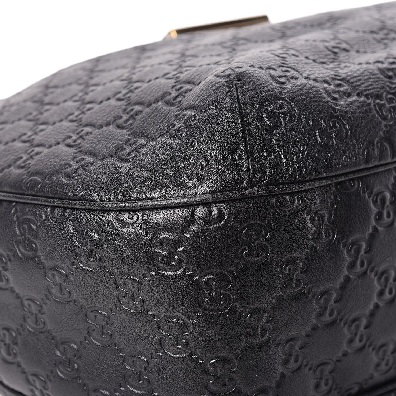 Gucci Guccissima Large New Ladies Web Hobo Black 5 of 20