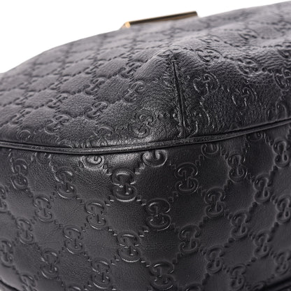 Gucci Guccissima Large New Ladies Web Hobo Black 5 of 20