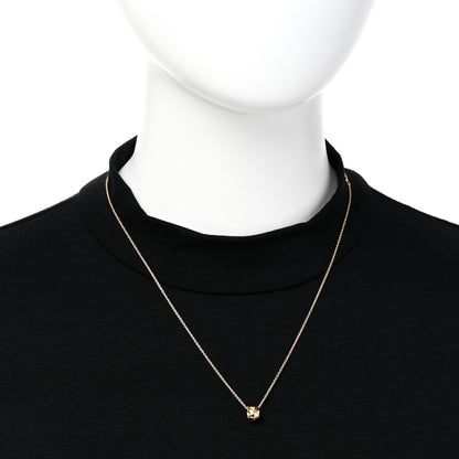Chanel 18K Yellow Gold Coco Crush Round Pendant Necklace 2 of 5