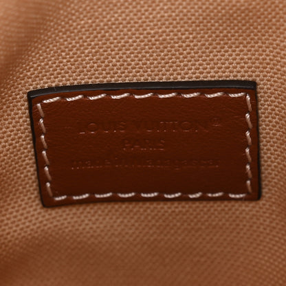 Louis Vuitton Raffia Side Trunk MM Natural Brown 6 of 10