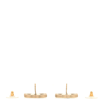 Chanel Lambskin CC Earrings Black 3 of 4