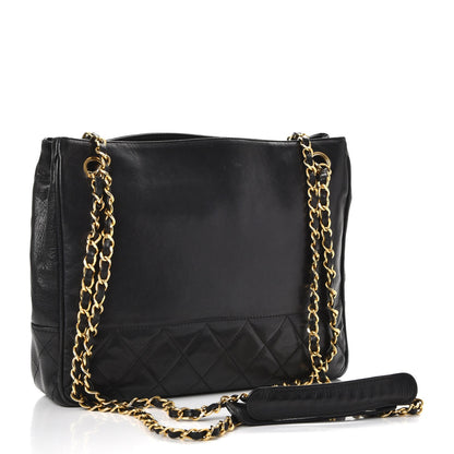 Chanel Lambskin Quilted Shoulder Bag Black 3 of 14