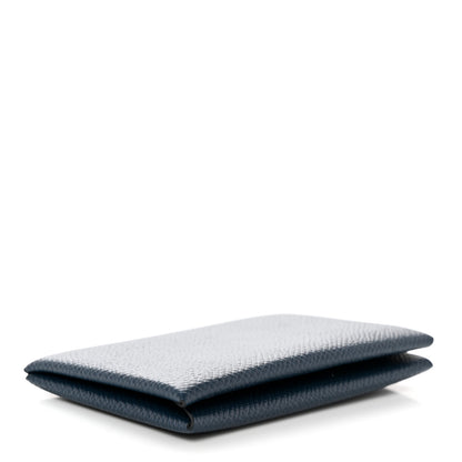 Hermes Epsom Calvi Card Case Vert Cypress 4 of 7