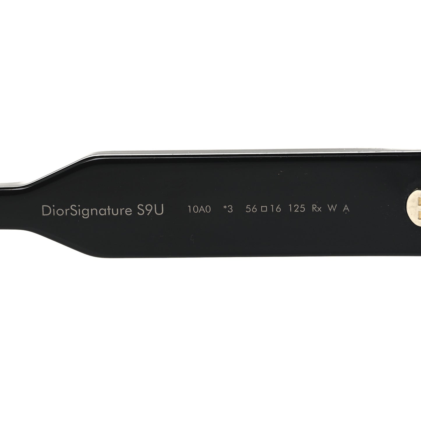Acetate DiorSignature S9U Sunglasses Black