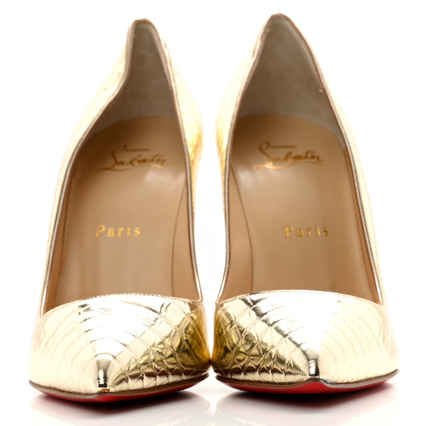 Metallo Cocco Pigalle Follies 100 Pumps 37.5 Platine