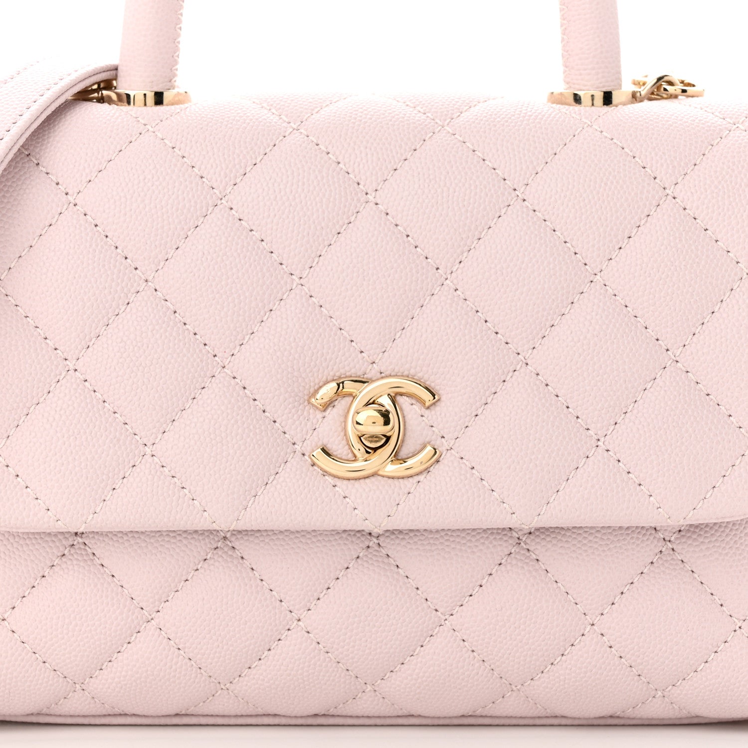 Chanel Caviar Quilted Mini Coco Handle Flap Light Pink 8 of 12