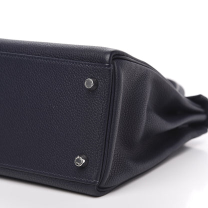 Hermes Togo Kelly Retourne 28 Bleu Nuit 9 of 10