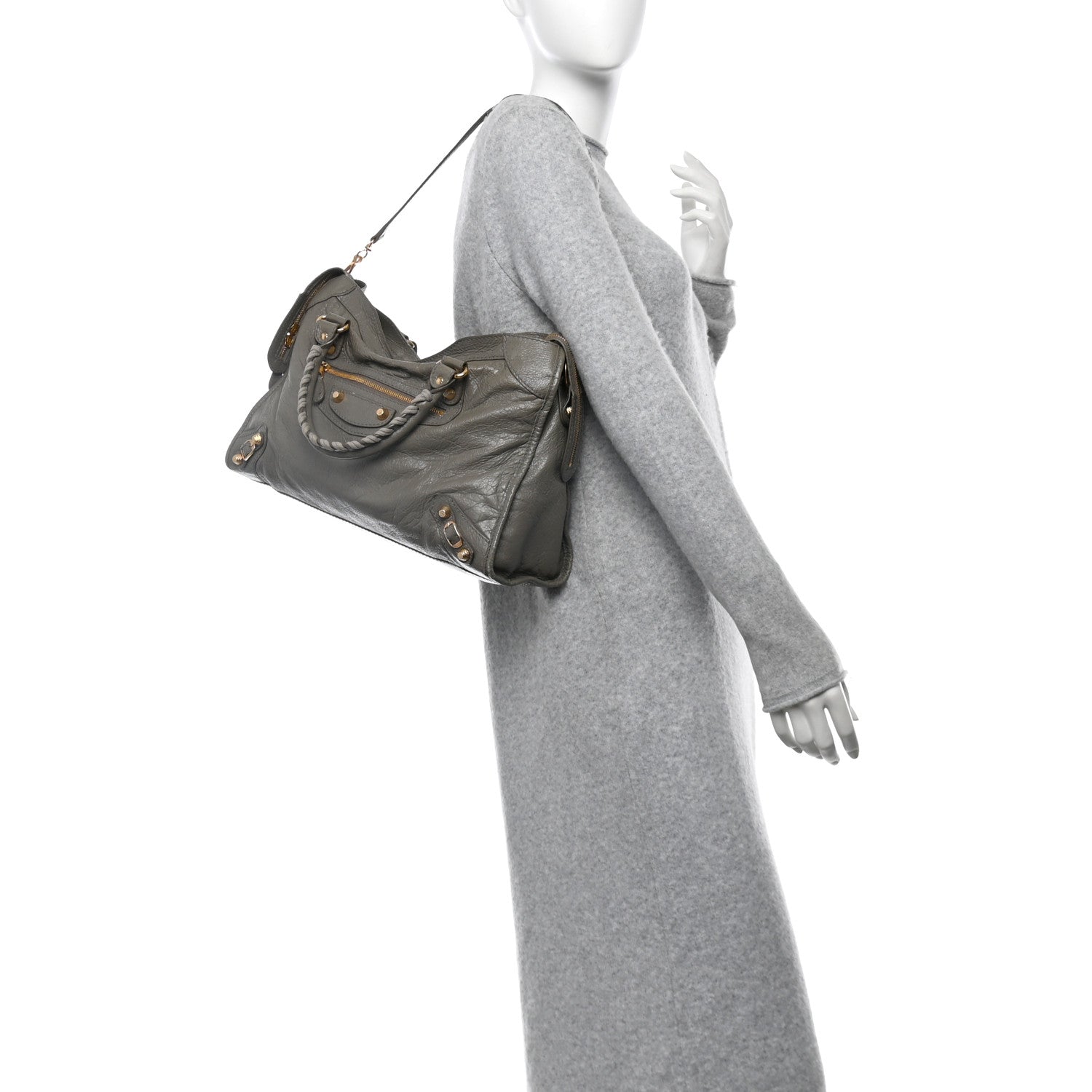 Balenciaga Agneau Giant 12 Gold Hardware City Beige Liege 2 of 11