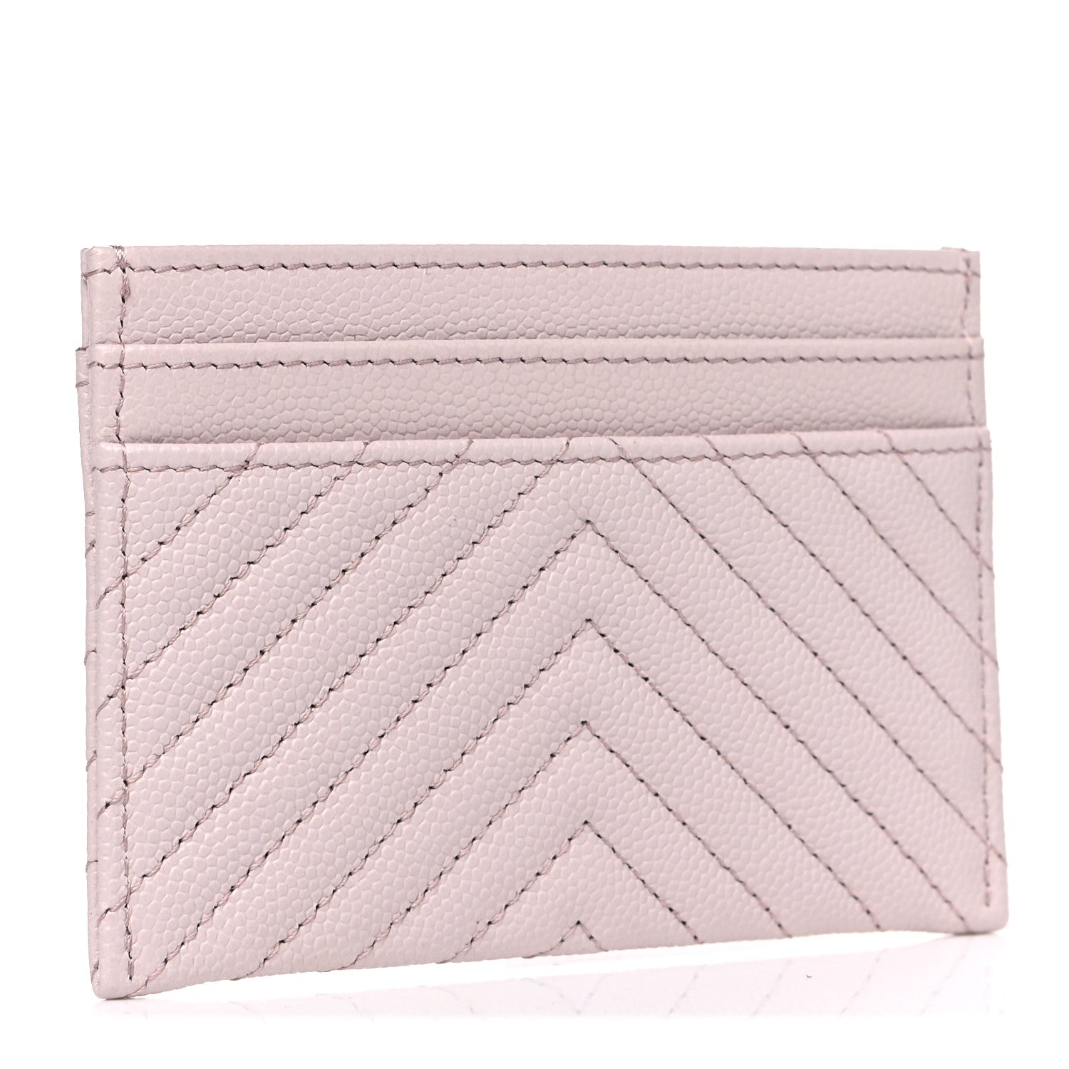Chanel Caviar Quilted Chevron Boy Card Holder Light Purple 3 of 12