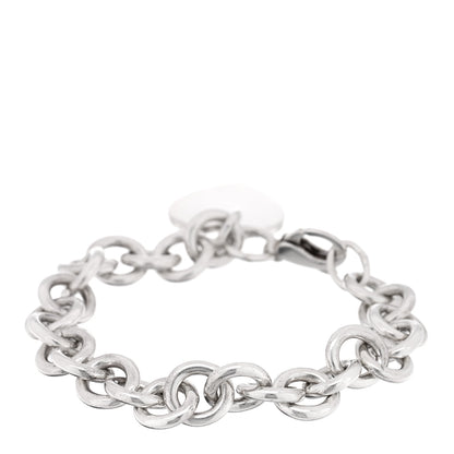 Tiffany Sterling Silver Heart Tag Charm Bracelet 2 of 3