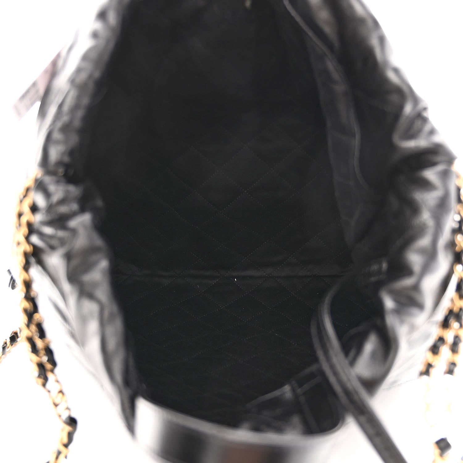 Chanel Shiny Calfskin Quilted Chanel 22 Backpack Black 5 of 10