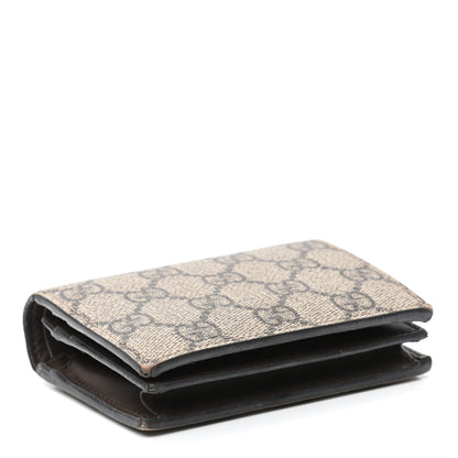 Gucci GG Supreme Monogram Card Case Beige 4 of 10
