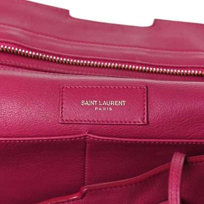 Saint Laurent Calfskin Medium Classic Y Cabas Fuchsia 11 of 34