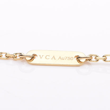 Van Cleef & Arpels 18K Yellow Gold Mother of Pearl Sweet Alhambra Bracelet 6 of 9