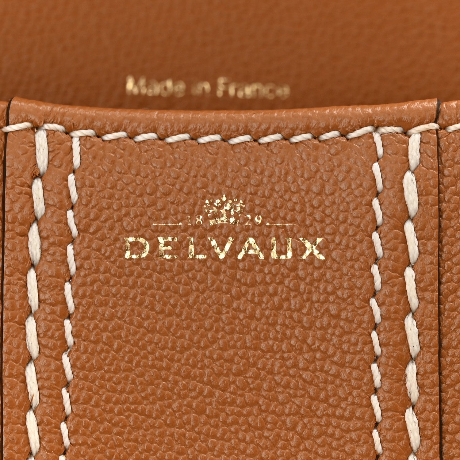Delvaux Grained Rodeo Calfskin Surpique Mini Brillant Satchel Vegetal Ivory 7 of 12