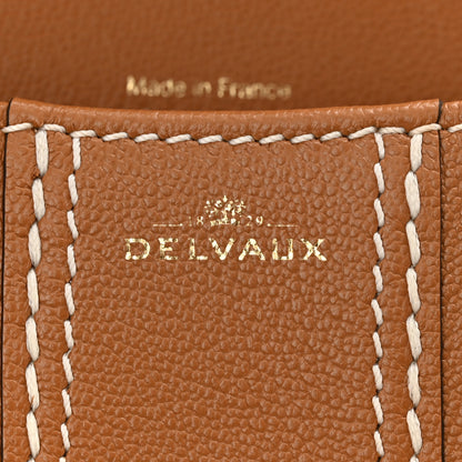 Delvaux Grained Rodeo Calfskin Surpique Mini Brillant Satchel Vegetal Ivory 7 of 12