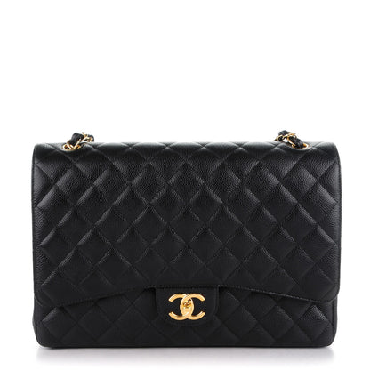 Chanel Caviar Quilted Maxi Double Flap Black 1 of 8