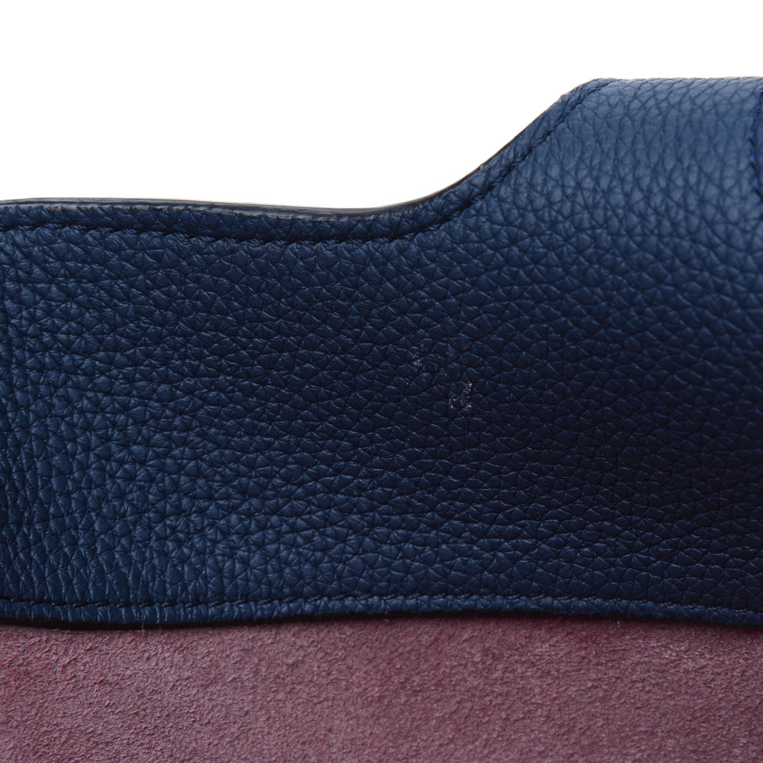 Celine Baby Grained Calfskin Medium Tri-Fold Bag Steel Blue 7 of 21